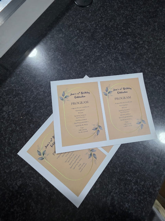 Printed Flyers – A5 / A4 Sizes